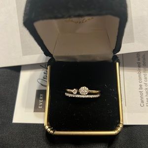 10k gold and diamond ring size 6/7